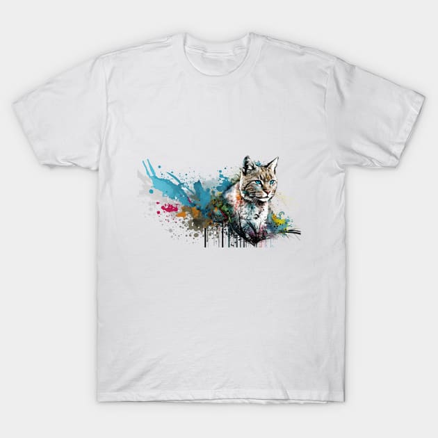 Bobcat T-Shirt by Urban Archeology Shop Gallery